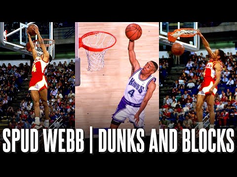 Spud Webb Ultimate Dunk & Block Compilation ᴴᴰ