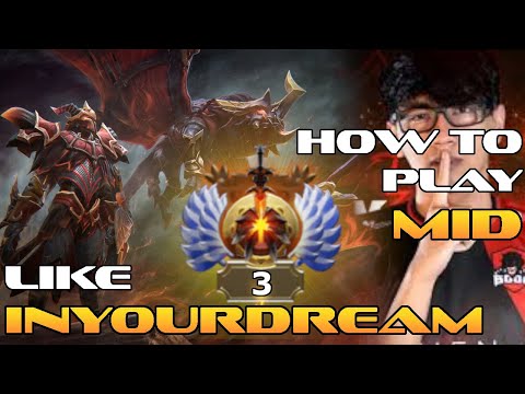 INYOURDREAM Does this to gain MMR as DRAGONKNIGHT | Pro replay analysis by 1437