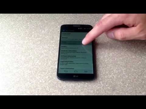 How to check the esn /imei number on a LG G2