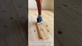 Insane Wood Floor Filling Hack for Perfect Flawless Planks! #shorts