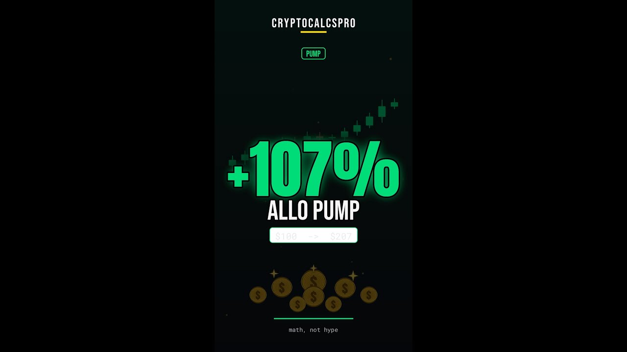 $ALLO Just Exploded +107%