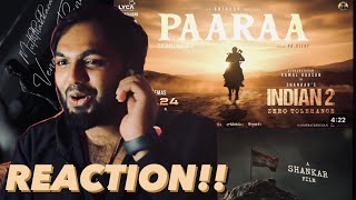 Download lagu Paaraa Lyric Video | REACTION!! | Indian 2 | Kamal Haasan | Shankar | Anirudh | Subaskaran | Lyca mp3