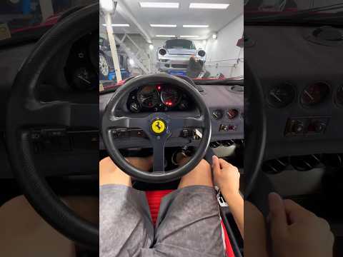 Inside a Ferrari F40 🐎