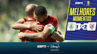 ATLÉTICO-GO BATE AMÉRICA-MG DE VIRADA E AFUNDA RIVAL NA LANTERNA DA SÉRIE B | MELHORES MOMENTOS