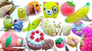 Compilation of Cutting Open Squishy Squeeze Toy | Cut Open &amp; What&#39;s Inside