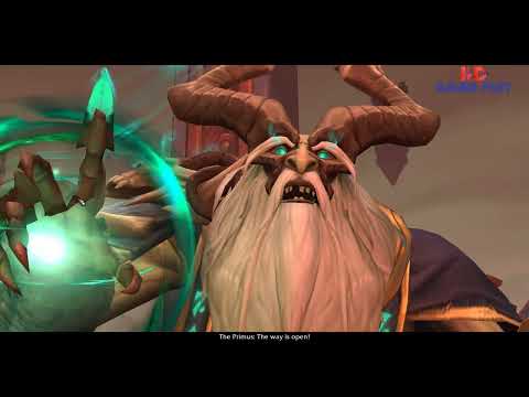 World Of Warcraft Shadowlands Cinematic The Primus First Presence   Danm He's Big And Bonish