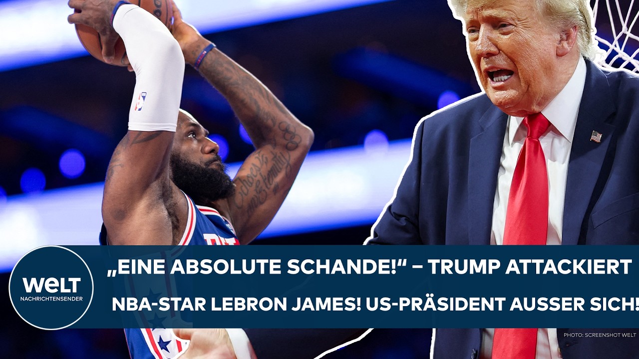 USA: "Eine absolute Schande" - Trump geht auf NBA-Star Lebron James los! Streit um Nationalhymne!