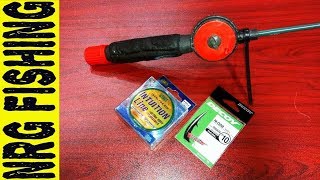 Зимняя оснастка удочки на плотву