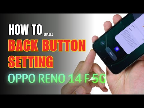 How to enable Back button setting on OPPO Reno 14F 5G