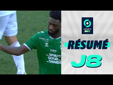 Résumé 8ème journée - Ligue 2 BKT / 2022-2023