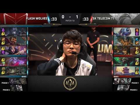 FW vs SKT  Faker出大招展現實力差距!? 吃兵輾壓一倍!! FW崩潰犯低級失誤  MSI 四強 Game2