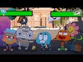 Gumball Vs Tina Rex With Healthbars