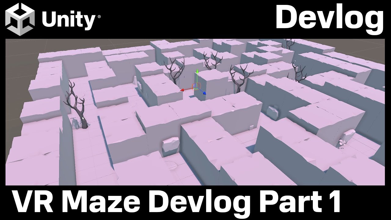 Maze VR Devlog 1 - unity 3d vr maze project.
