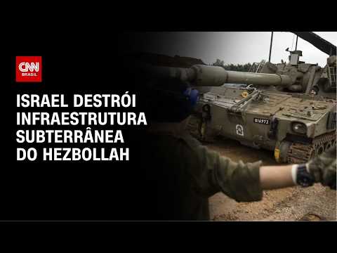 Israel destrói infraestrutura subterrânea do Hezbollah no sul do Líbano | CNN PRIME TIME