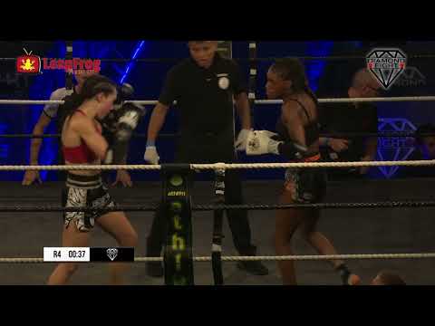 Diamond Fight 6 - Jayda Ferrari Vs Rhianne Graham 52kg C Class Muay Thai