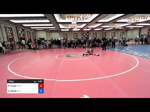 105 Kg Rr Rnd 5 - Riley Cayer, Canada Vs Olivia Boyle, New Jersey Ec9b