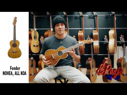 Сравнение укулеле Fender NOHEA и Ortega RFU11S