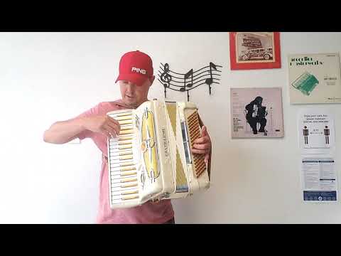 (SOLD!) - Castiglione Model 408 VC - ladies size accordion (Carnegie Accordion Company)