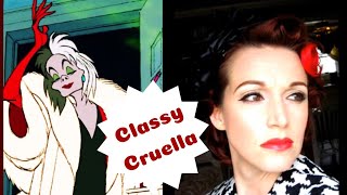 "Classy Cruella"~Animated Angels~ Cruella DeVil Inspired Hair and Makeup