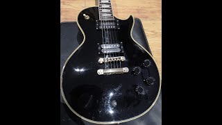 Video thumbnail for Orville Les Paul Custom Black LPC-75 1991 Made In Japan by Muzak Shack