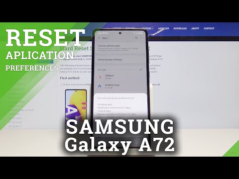How to Reset App Preferences on SAMSUNG Galaxy A72 – Restore App Preferences
