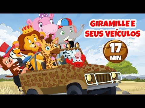 Giramille e seus Veículos - 17 min | Desenho Animado Musical