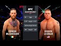 UFC 4 - Conor McGregor vs. Brock Lesnar [1080p 60 FPS]