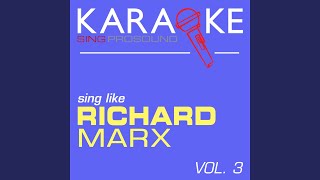 Silent Scream (In the Style of Richard Marx) (Karaoke Instrumental Version)