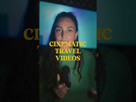 CINEMATIC Travel Videos Made SIMPLE! 20 seconds of pro tips