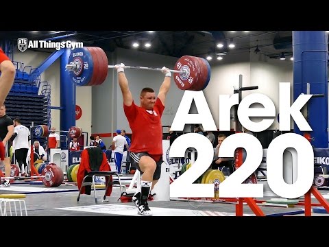 Arkadiusz Michalski 220kg Clean & Jerk 2015 World Weightlifting Championships