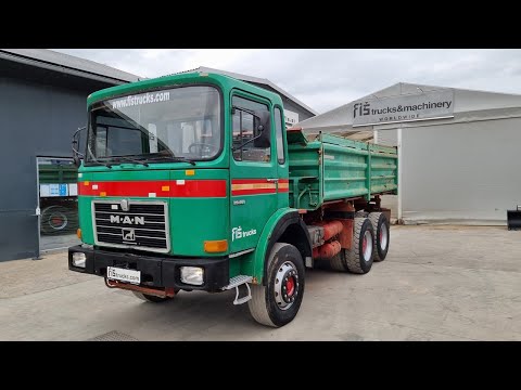 MAN 26.281 - 1985 - ZF GEARBOX - 6X4 - MEILLER TIPPER - PERFECT WORKING CONDITION