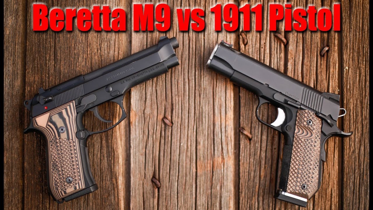 1911 vs Beretta M9