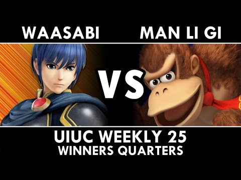 [Smash 4 Weekly #25] Singles Winners Quarters: Waasabi (Marth) vs. Man Li Gi (Donkey Kong)