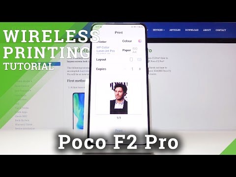 How to Connect Printer to Xiaomi Pocophone F2 Pro - Pair Bluetooth Devices