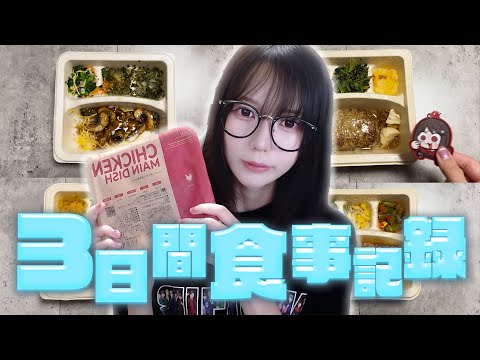 3日間の食事記録を追う