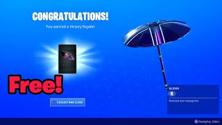 How to get VICTORY ROYALE umbrella without winning in fortnite (Free Glider X)