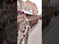 British Army Gurkha Regiment Marching Through Woodbridge Shortvideo Army