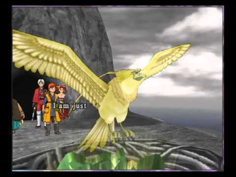 Dragon quest 8 trip up the eyrie dark and light version, a broken egg and the power of flight