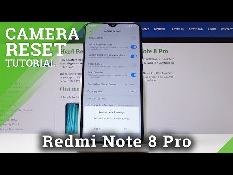 How to Reset Camera in XIAOMI Redmi Note 8 Pro - Repair Camera