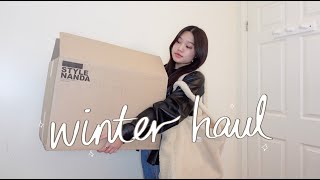 Winter Try-On Haul ❄️ | Stylenanda & YesStyle