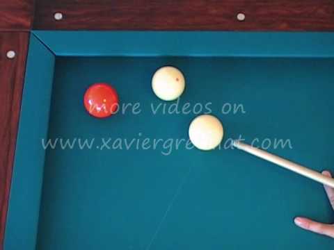 Billard français - Billiard E-Learning - Technique - 47 positions de prises d'américaine