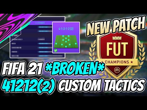 Why The 41212(2) Is The Most *BROKEN* Formation | FUT 21 Custom Tactics/Instructions POST PATCH!!