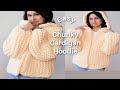 Crochet Chunky Cardigan Hoodie EASY