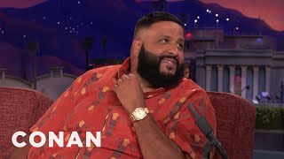 Why DJ Khaled Shouts His Own Name  - CONAN on TBS
