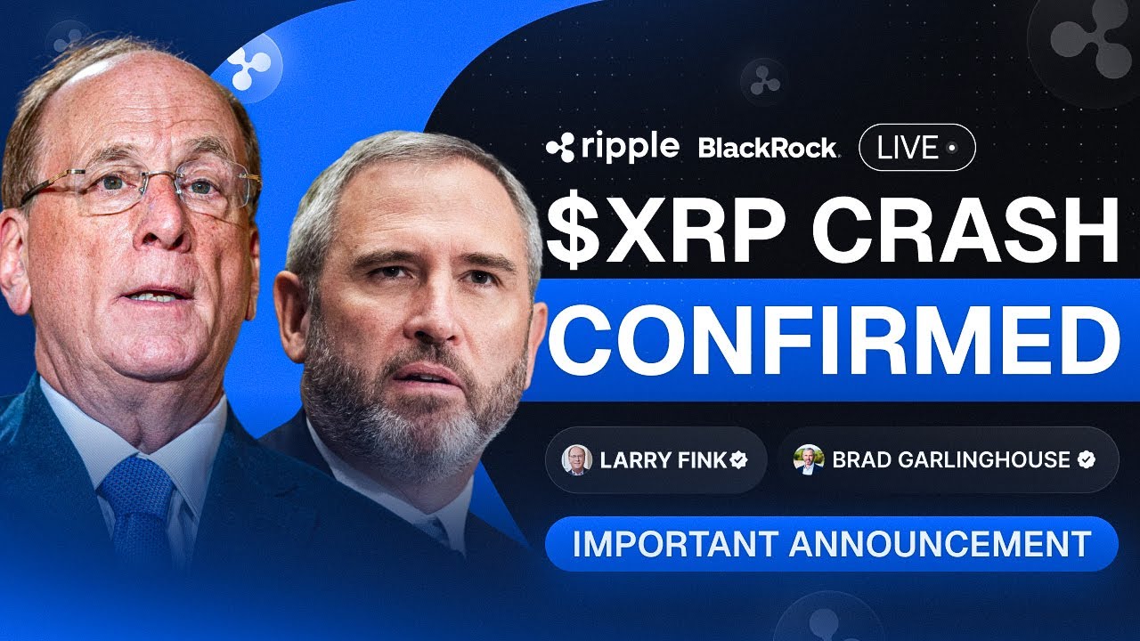 LIVE: Ripple Leads Massive Tokenization Move with BlackRock - XRP Crash Explained!