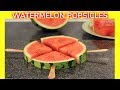 How to Make Watermelon Popsicles | Homemade Watermelon on Stick for Adults & Children