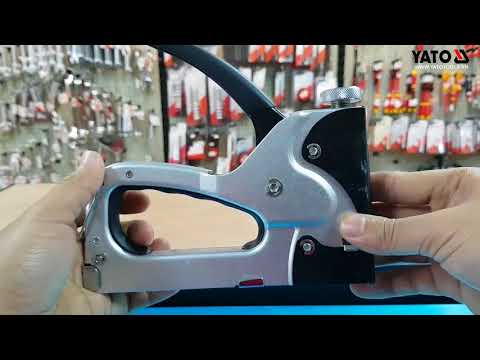Степлер YATO (YT-7001) с регулировкой силы, для скоб и гвоздей 6-14 мм