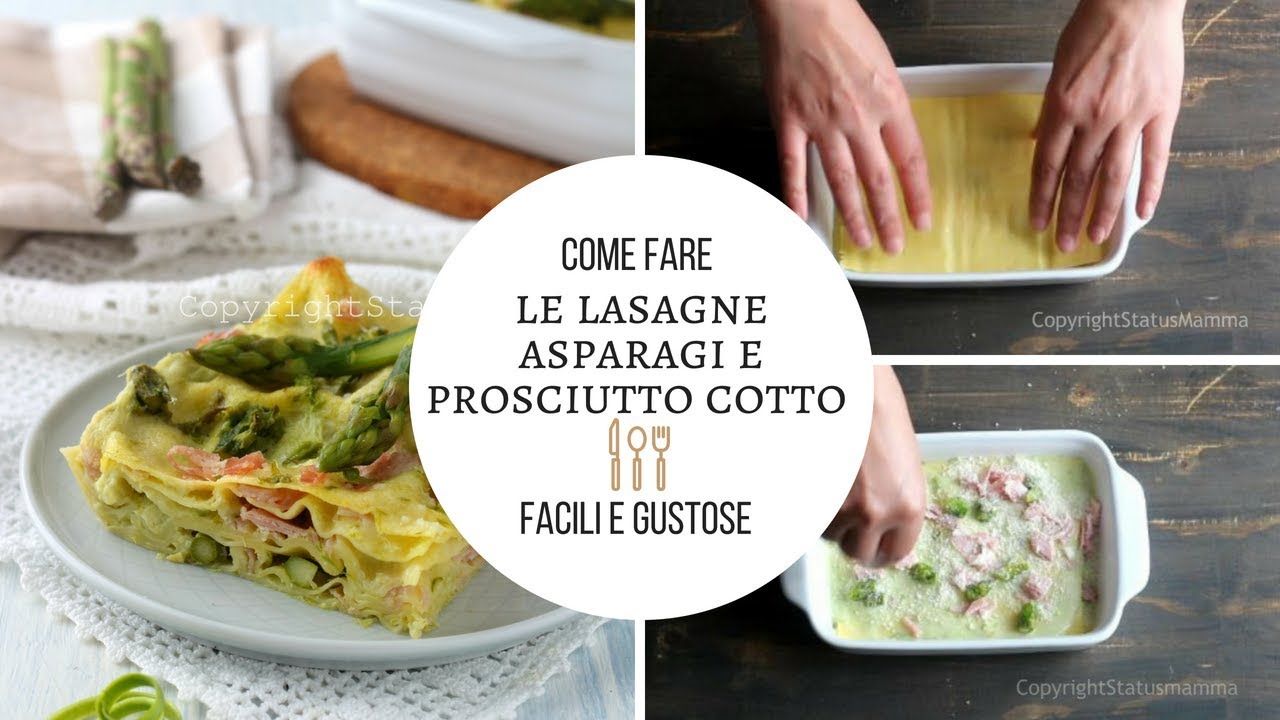 Watch Now Come fare le lasagne asparagi e prosciutto cotto facili e gustose. Come fare le lasagne asparagi e prosciutto cotto facili e gustose.