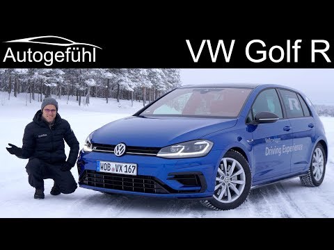 VW Golf R Mk 7.5 REVIEW with my snow drifting story - Autogefühl