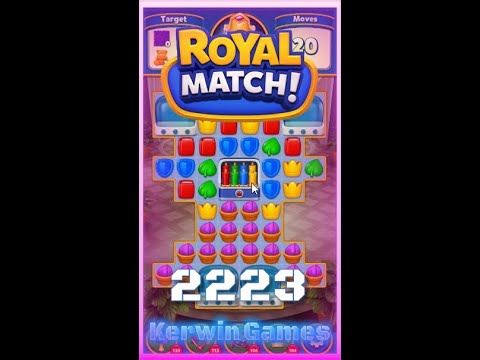 Royal Match Level 2223 - No Boosters Gameplay